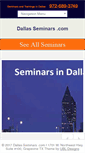 Mobile Screenshot of dallasseminars.com